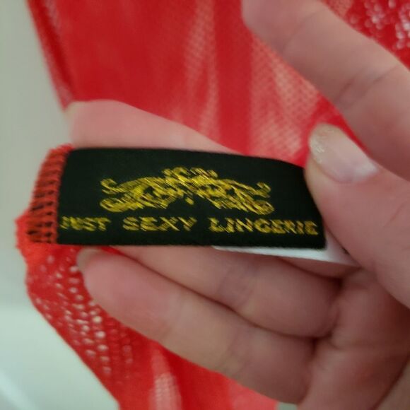 Just Sexy Lingerie 2 Piece Mesh Babydoll Panty Set - Picture 7 of 8